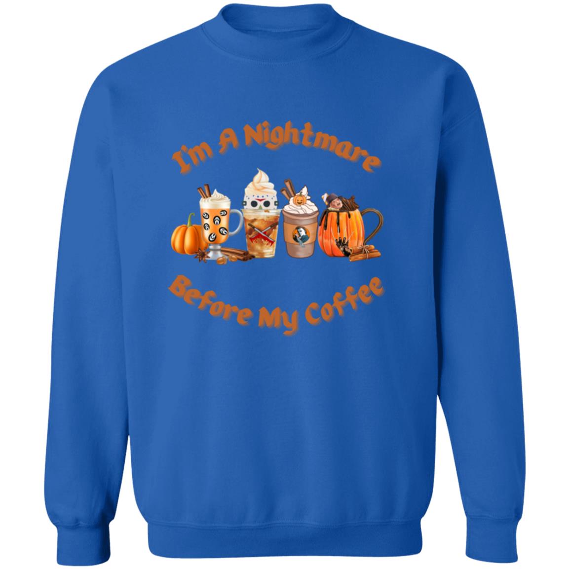 I'm A Nightmare Before Coffee Halloween Sweatshirt