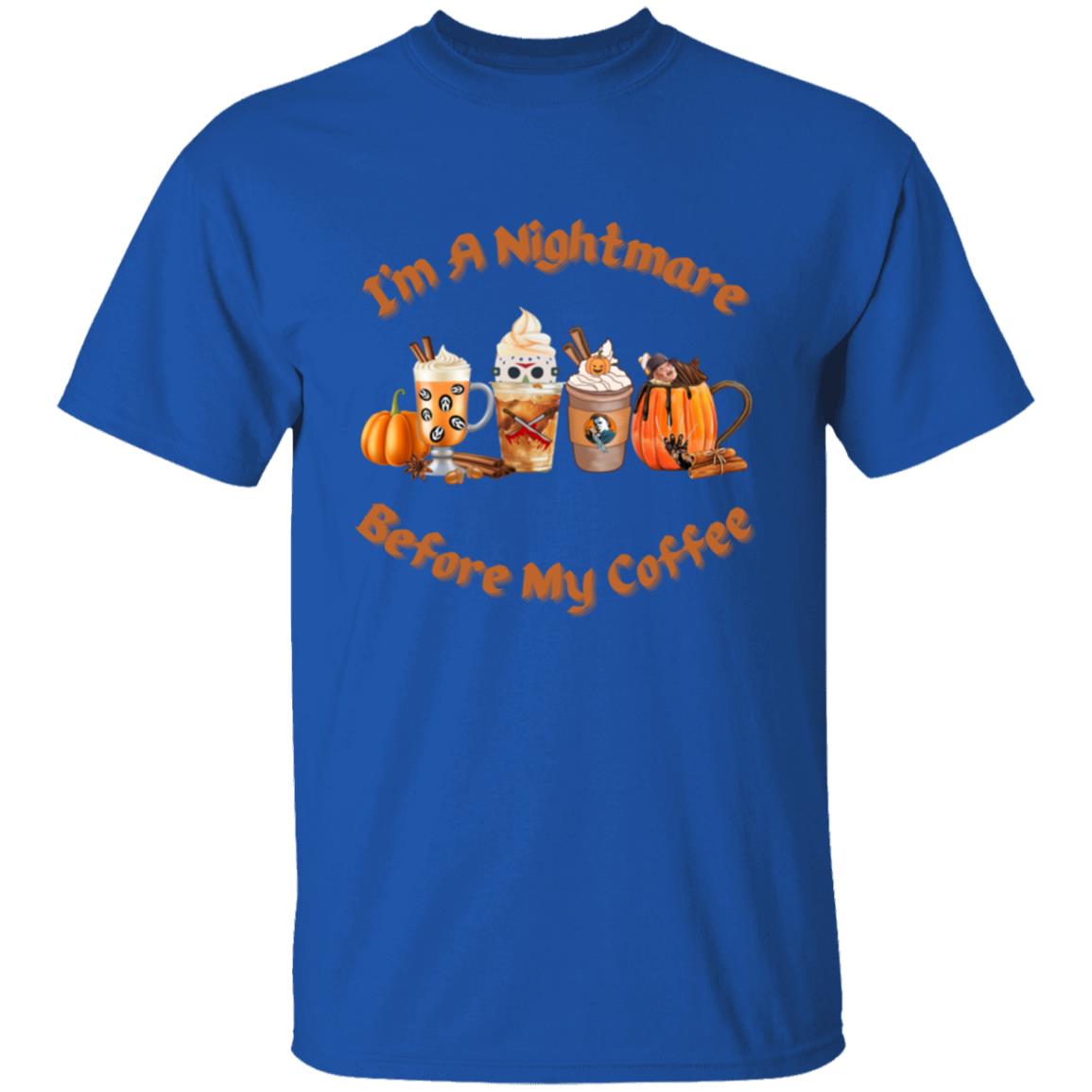 I'm A Nightmare Before Coffee Halloween T-Shirt