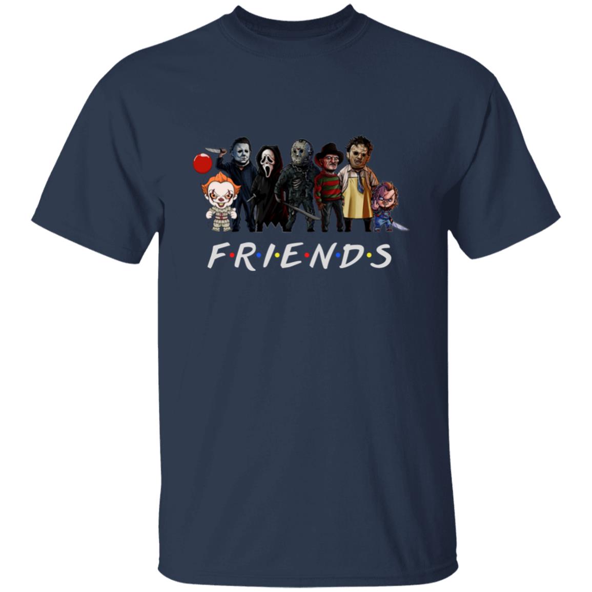 Scary Friends Halloween T-shirt Short Sleeve