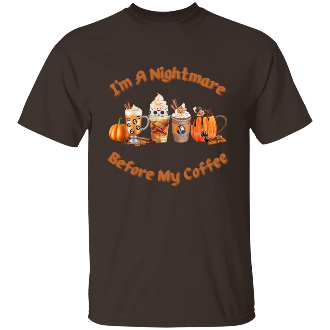 I'm A Nightmare Before Coffee Halloween T-Shirt