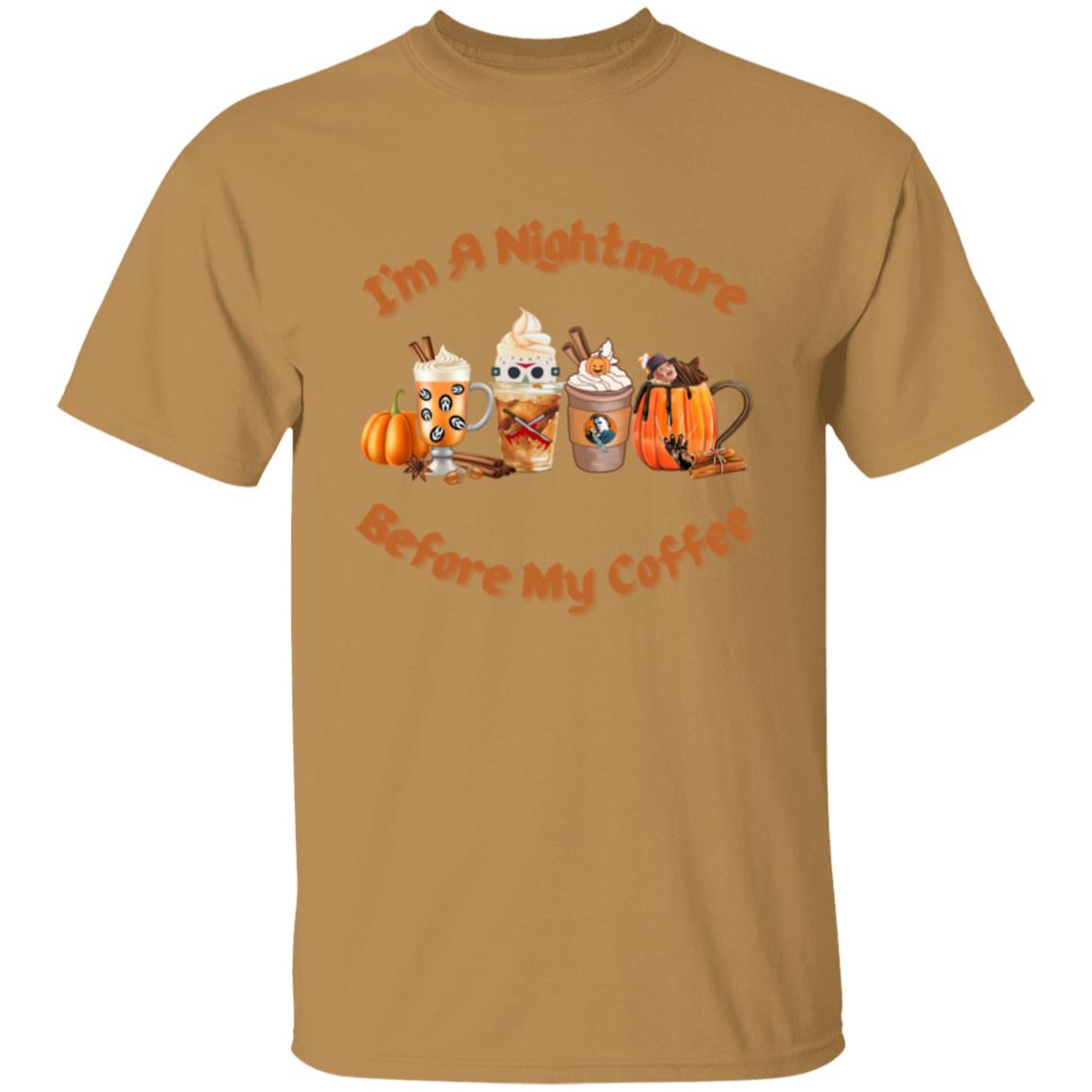I'm A Nightmare Before Coffee Halloween T-Shirt