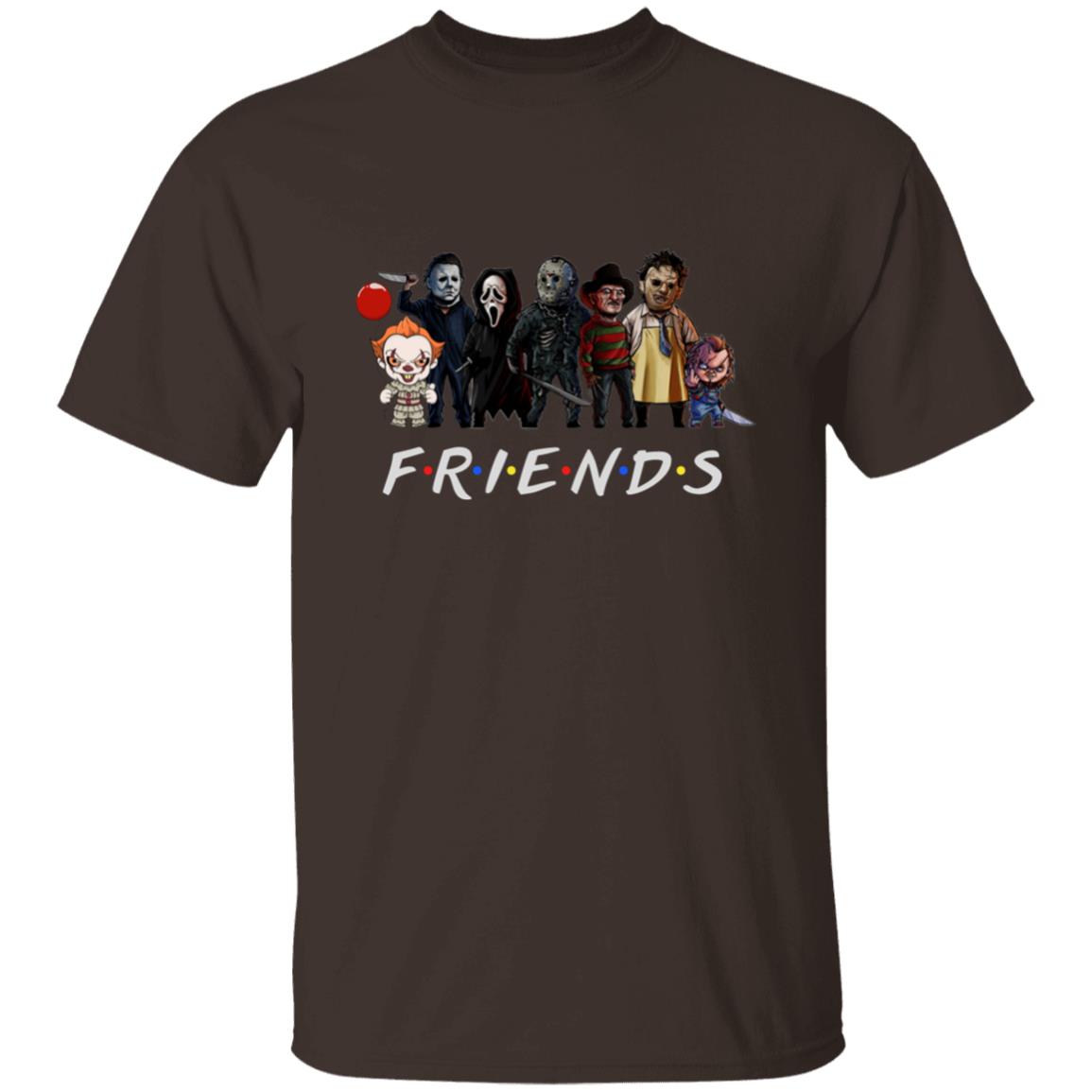 Scary Friends Halloween T-shirt Short Sleeve