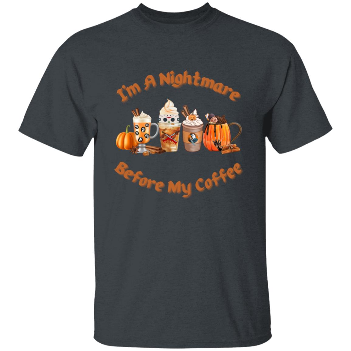 I'm A Nightmare Before Coffee Halloween T-Shirt