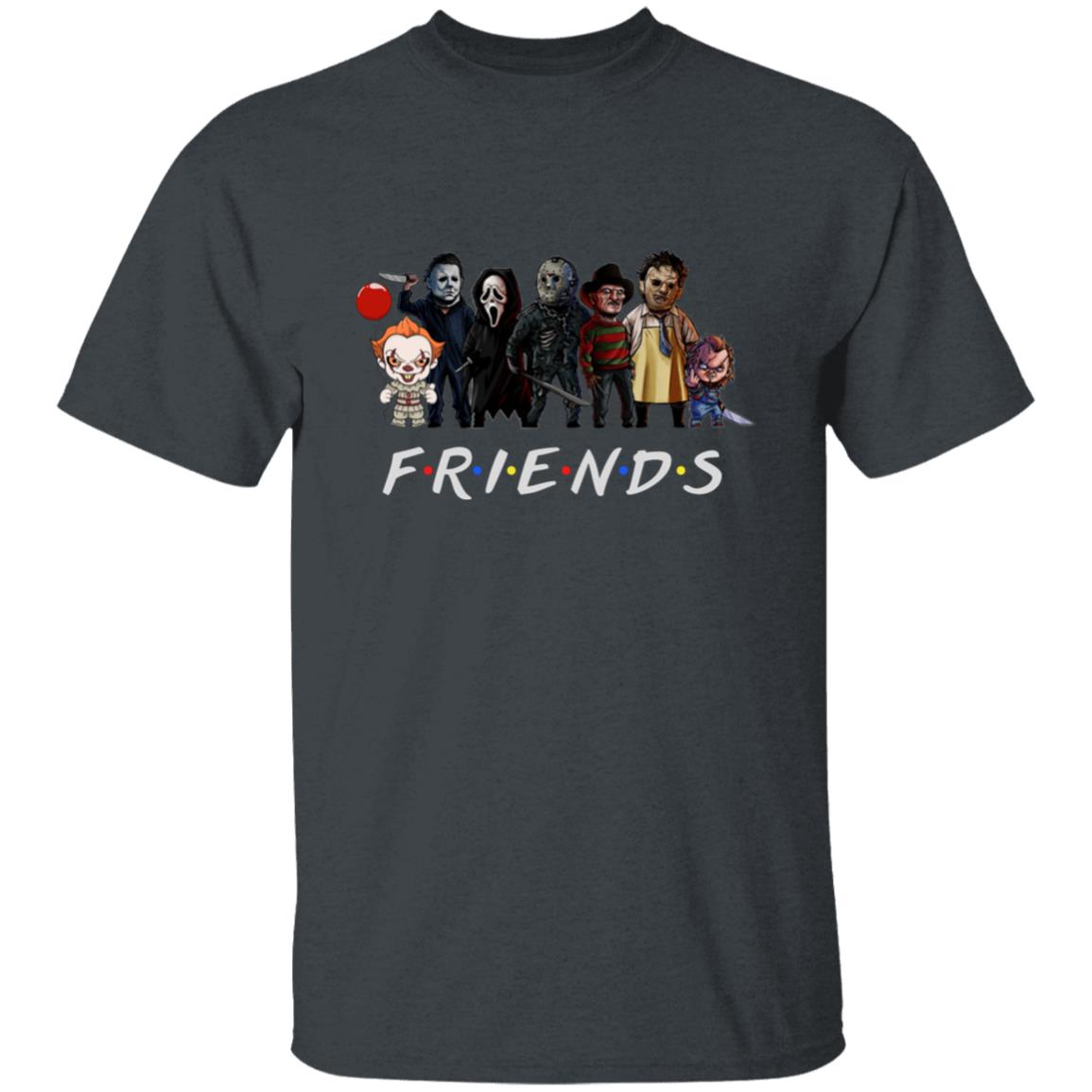 Scary Friends Halloween T-shirt Short Sleeve