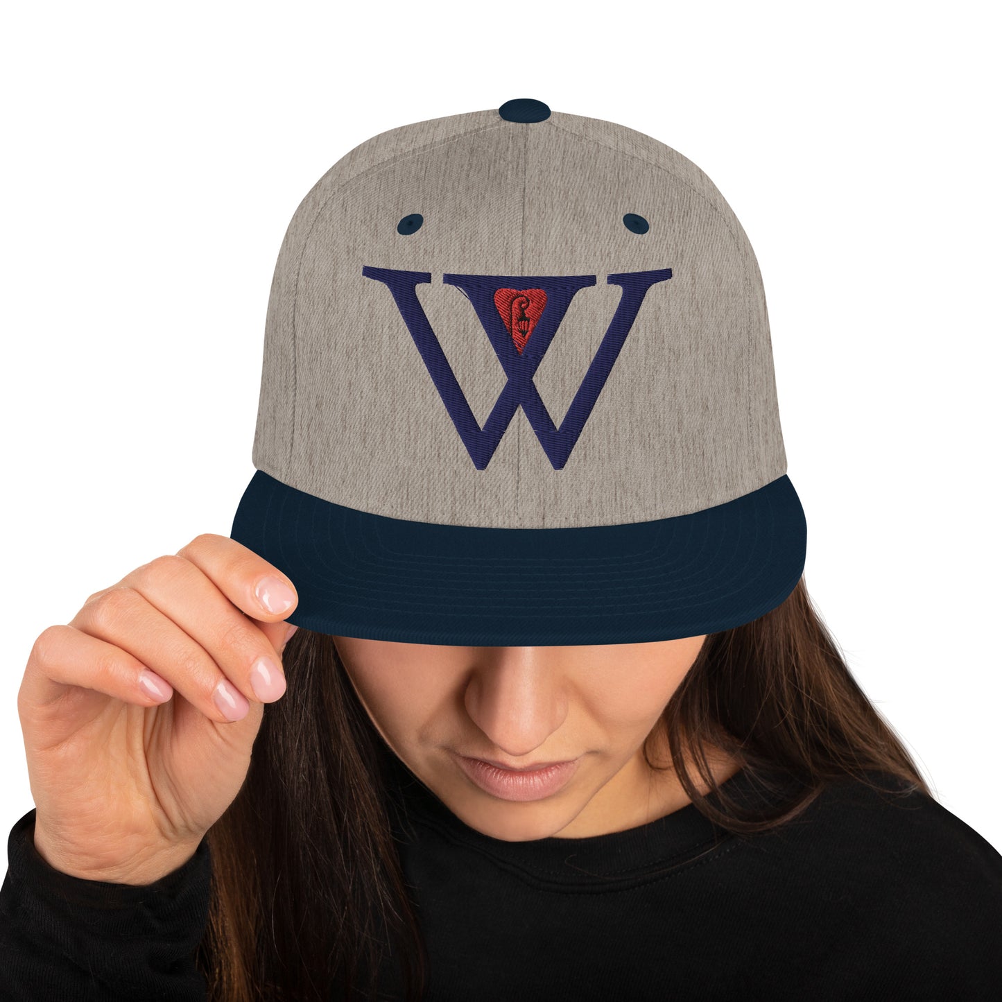 Wellesley| Snapback Hat| Blue W