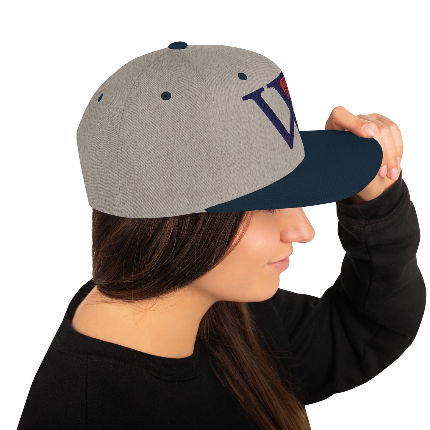 Wellesley| Snapback Hat| Blue W