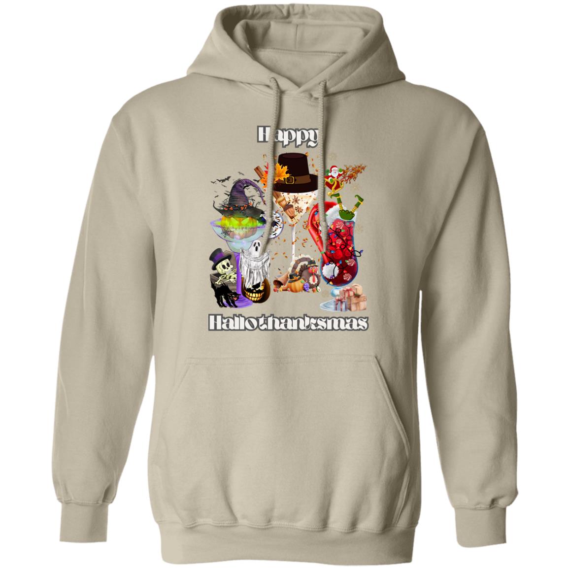 Happy Hallothanksmas Cocktails| Hoodie Sweatshirt