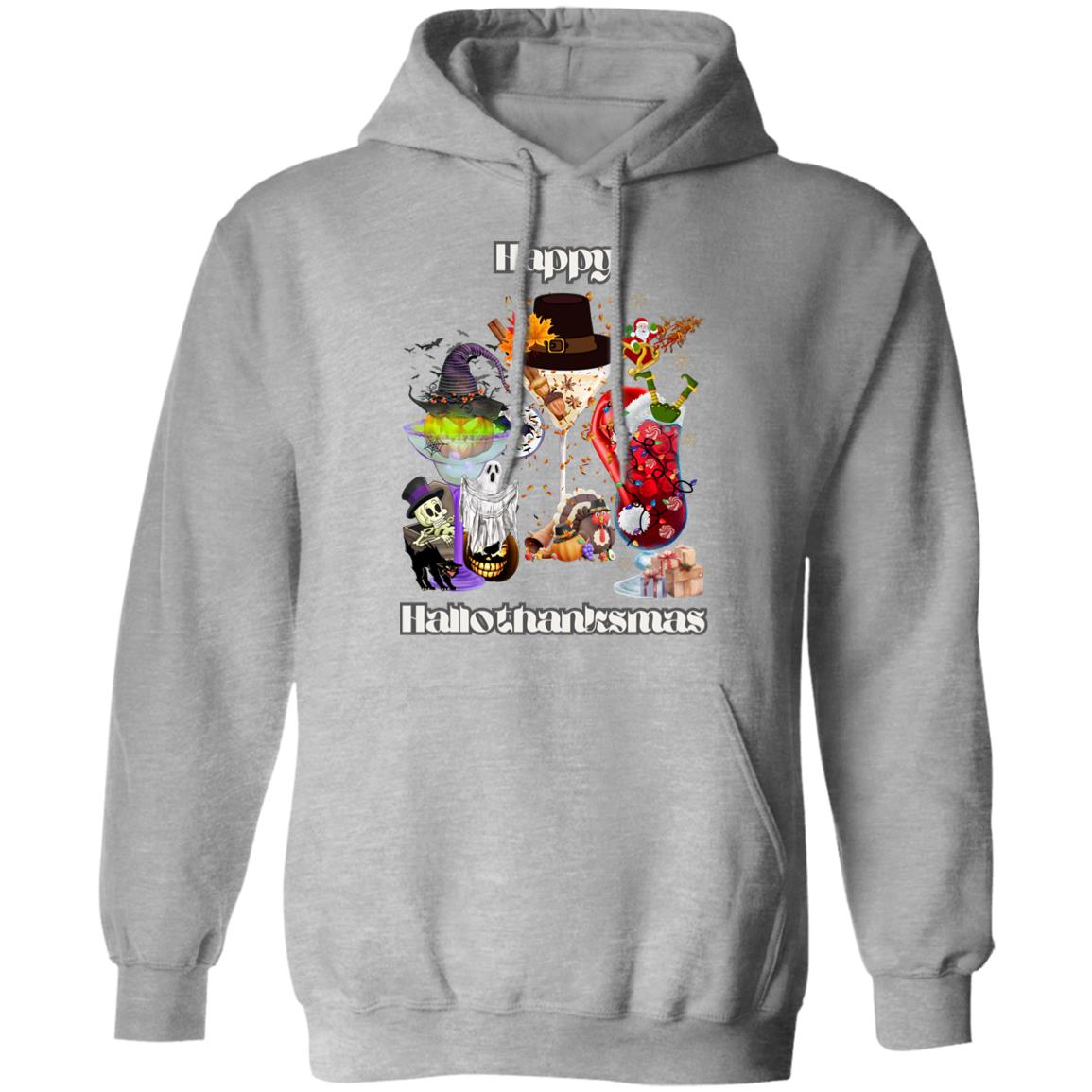 Happy Hallothanksmas Cocktails| Hoodie Sweatshirt