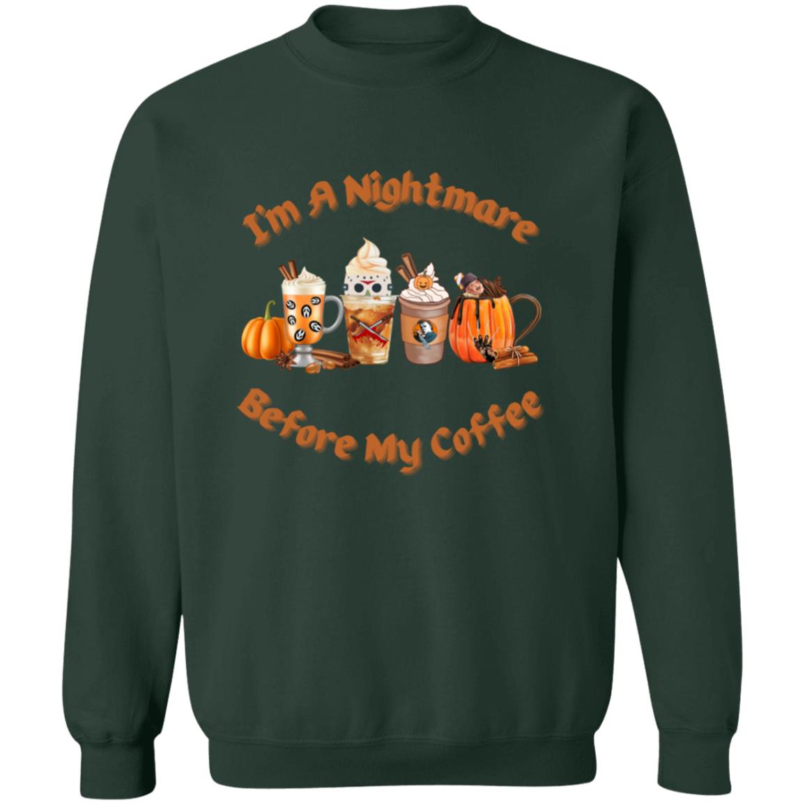 I'm A Nightmare Before Coffee Halloween Sweatshirt