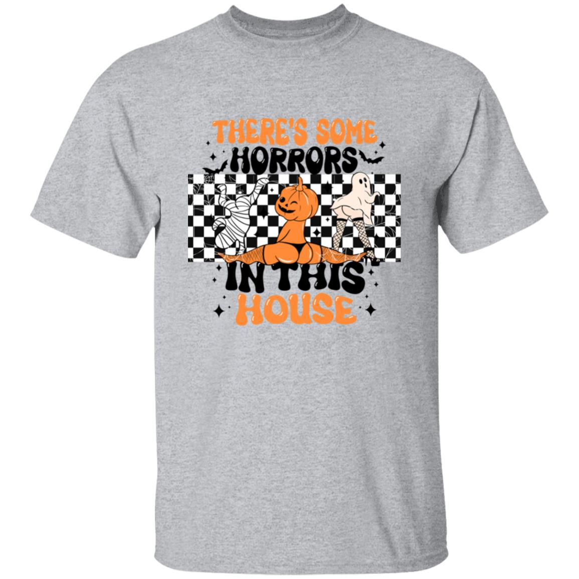 There's Some Horrors In This House|Short Sleeve T-Shirt